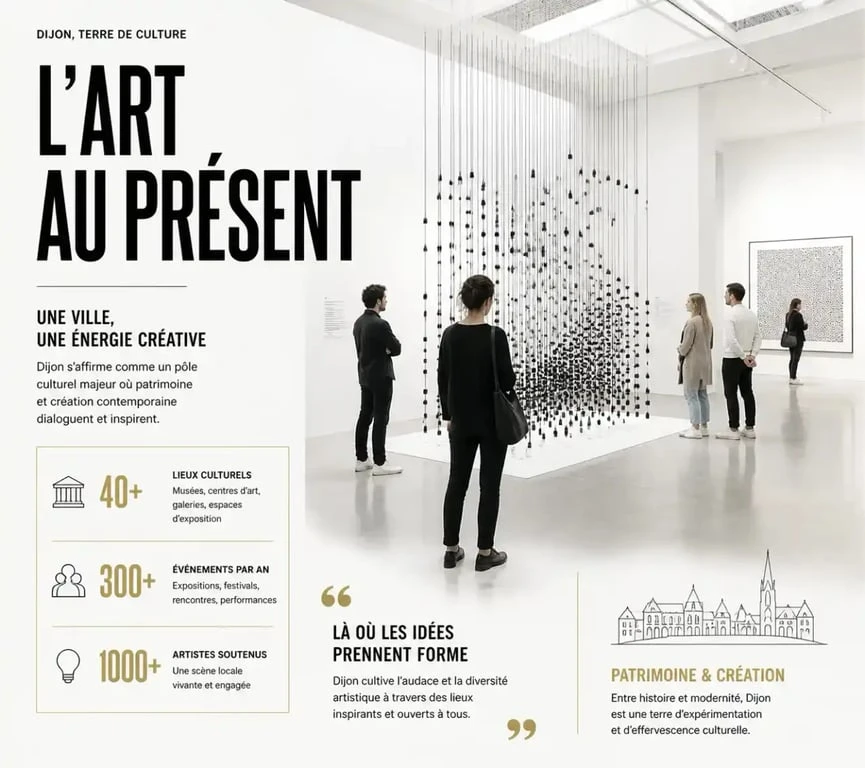 Art contemporain et vie culturelle à Dijon
