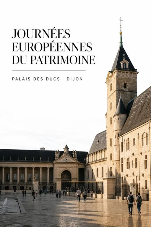 Journée du patrimoine Dijon : façade du Palais des Ducs et des États de Bourgogne à Dijon