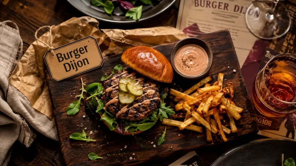 Burger dijon centre ville : burger gourmet et frites