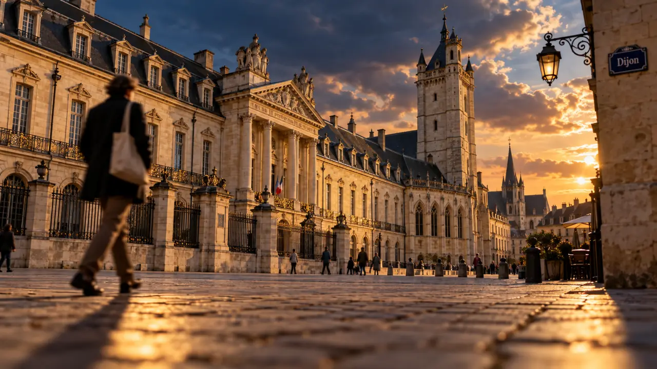 Dijon monuments a visiter : Palais des Ducs et tour Philippe le Bon, centre historique