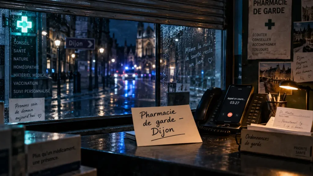 Dijon pharmacie de garde : après 23 h, accès via Hôtel de Police