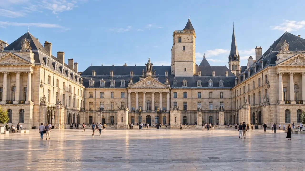Dijon monuments a visiter : Palais des Ducs sur la place de la Libération